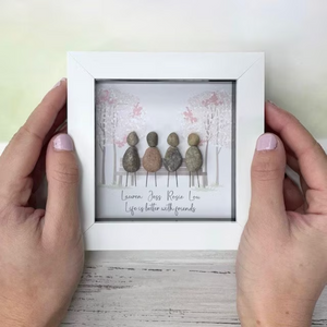 Mini Personalised Friendship Pebble Picture